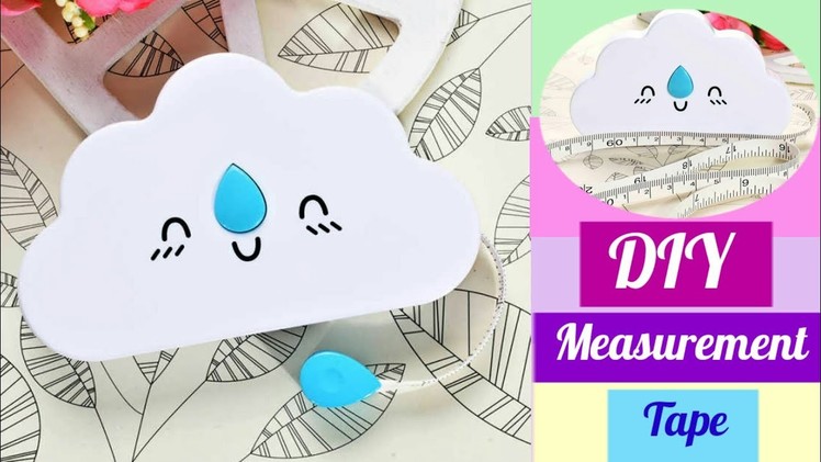 DIY Cloud Measurement Tape. How to Make paper Measurement tape. Paper Measurement tape at home