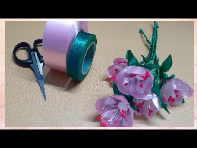 Diy | How To Make Beautiful Flowers From Satin Ribbon