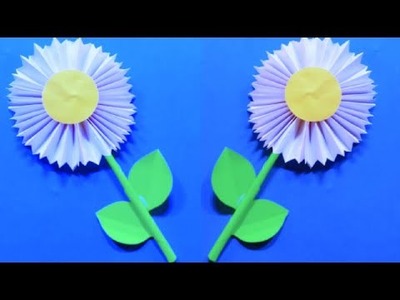 Diy paper Craft How To Make Easy Paper Flowers. Craft Ideas. Paper Craft Easy. Lovely crafts