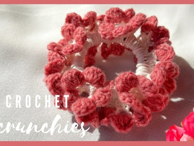 How to crochet scrunchie crochet for beginners| Scrunchies Tutorial