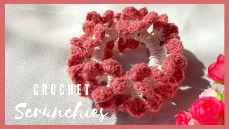 How to crochet scrunchie crochet for beginners| Scrunchies Tutorial