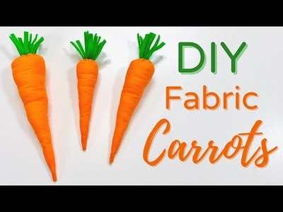 How to Make a Carrot from Fabric