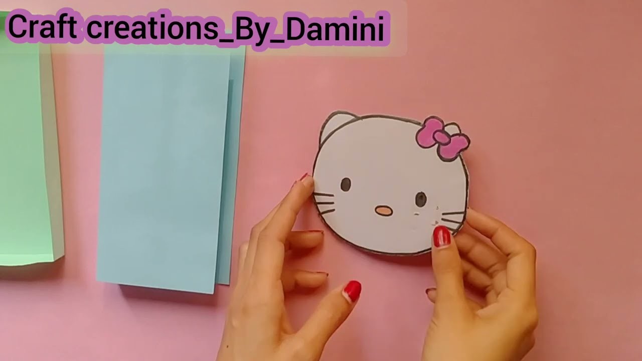 How to make Hello kitty Pencil box| DIY Paper pencil box| paper pencil ...