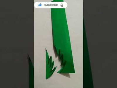 How to make paper leaves.DIY very easy and simple making paper leaves.easy tutorial.paper crafts