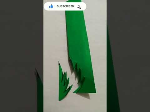 How to make paper leaves.DIY very easy and simple making paper leaves.easy tutorial.paper crafts
