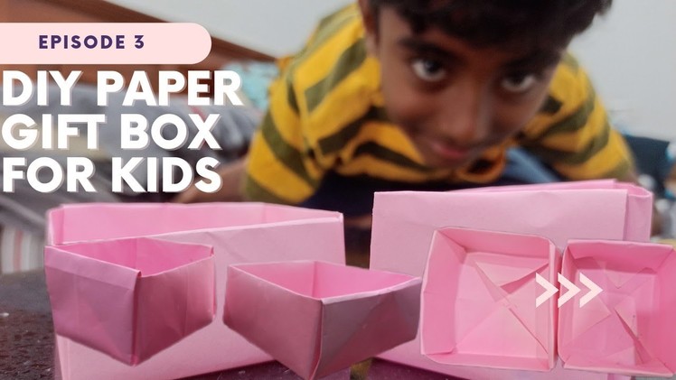 INCREDIBLE Paper art & craft for Kids | DIY Paper Gift box | Tiny paper box making | DIY Tiny World