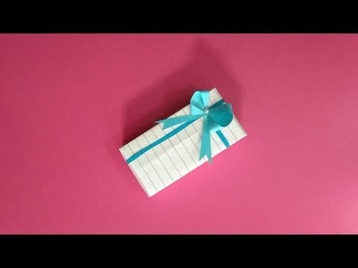 Notebook Paper Craft| Birthday Gift Idea|Birthday Gift Box| Handmade Paper Craft #Shorts #kidocrafts