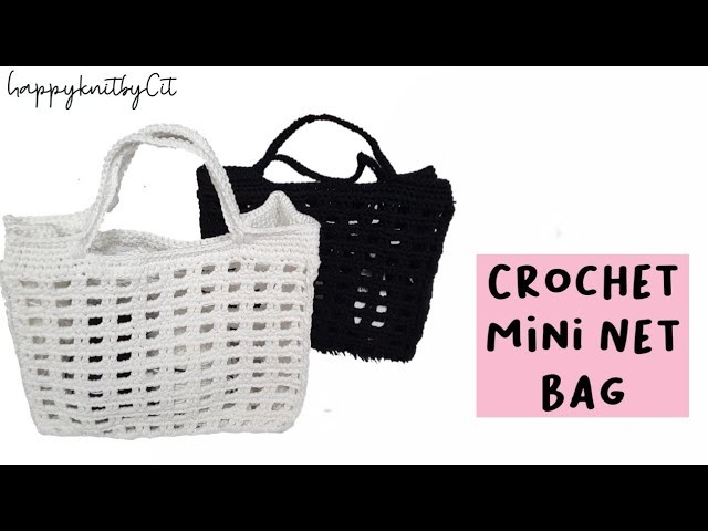 Tutorial Merajut Mini Net Bag | Crochet |
