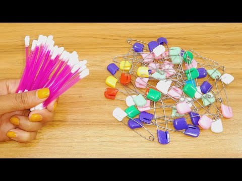 2 SUPERB WALL HANGING DECOR IDEAS USING DIY THINGS AND SAFTY PIN | BEST OUT OF WASTE