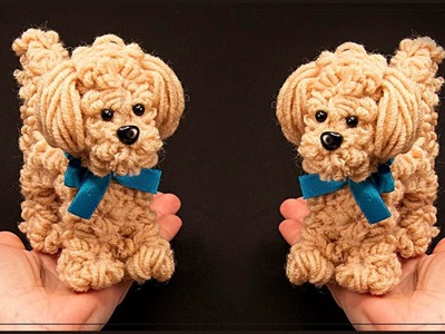 A puppy doll from yarn - a plush doll with your own hands!