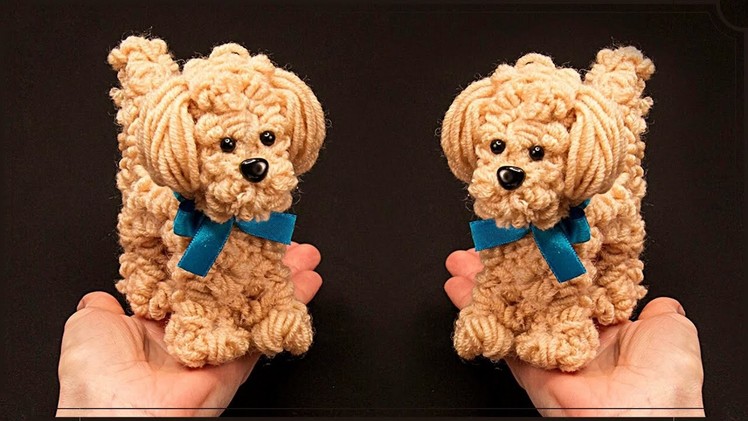 A puppy doll from yarn - a plush doll with your own hands!