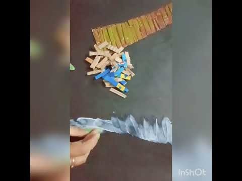 Amazing home decoration ||paper craft ||paper craft coconut tree making