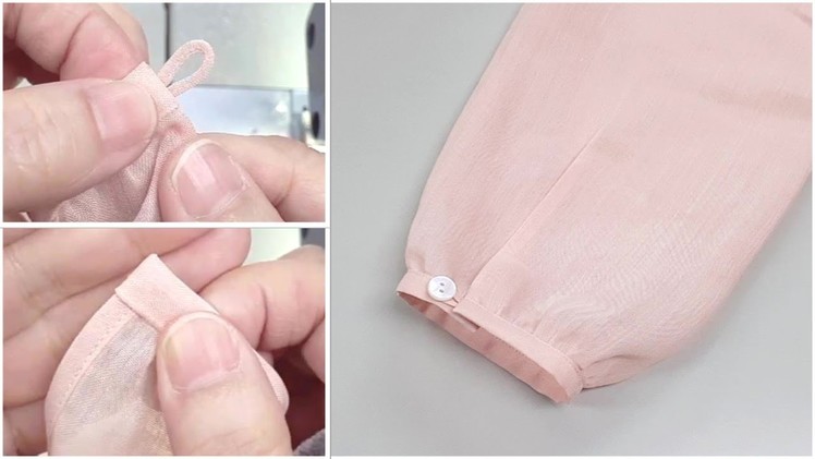 Amazing sewing technique. How to make it perfectly beautiful. Sleeve sewing #1