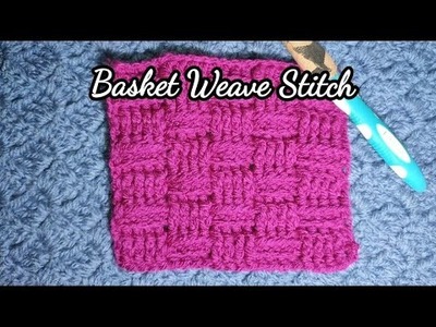 Basket Weave Crochet Tutorial