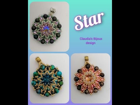 CIONDOLO STAR - Collaborazione con NBEADS - tutorial