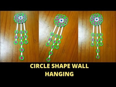 Circle shape wall hanging craft.best room decor idea.home decor ???? idea.Hasee vlogs