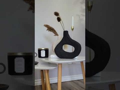 Diy modern vase for home decor. tutorials are uploaded. #diy #vase #trendydecor #homedecor