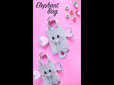 DIY No Sew Bag | DIY Cute Elephant Bag | Bag Making | Craft Ideas