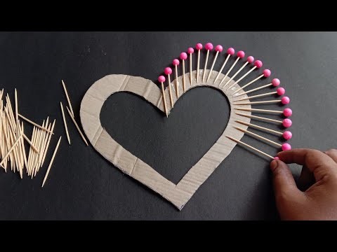 DIY.Unique Wall hanging idea using toothpicks.Home decor ideas.Best out of wast.paper craft ideas