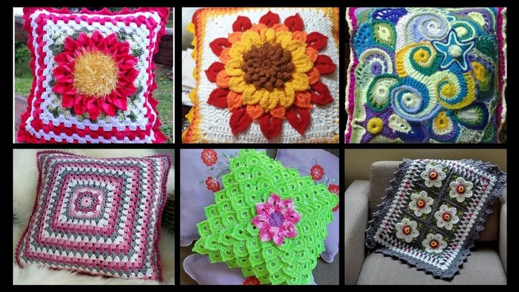 Elegant And Beautiful New Hand Crochet cushions Patterns