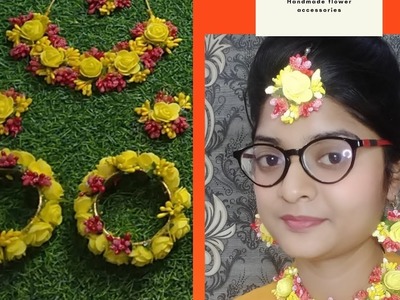 Haldi flower jewellery || Customised order