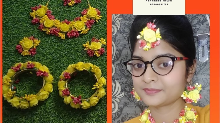 Haldi flower jewellery || Customised order