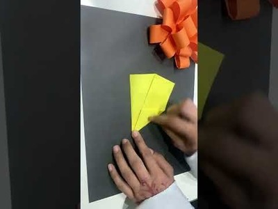 How to make a Paper Star ⭐️ #artidea #shorts #art #relaxingart #papercraft #artandcraft #origami
