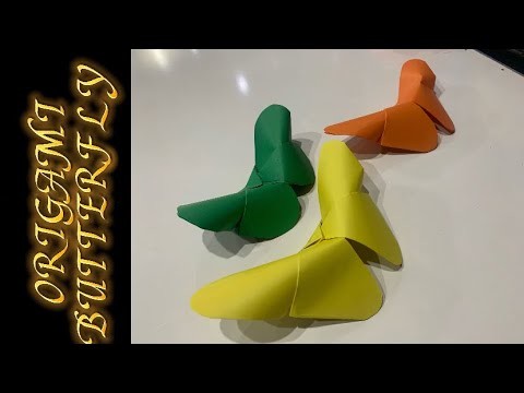 How to Make ORIGAMI BUTTERFLY ???? Paper Crafts Ideas ???? Art and Craft Ideas✨ Easy Art for beginners