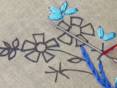 Learn something creative in easy steps - rococo stitch embroidery for beginners - basic stitches