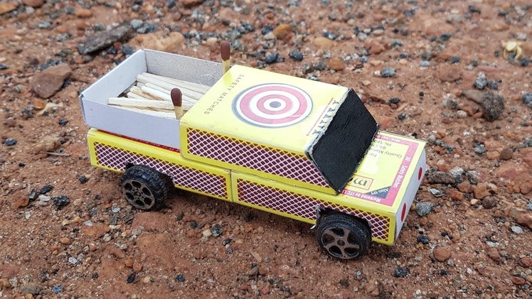 Matchbox toy truck|how to make matchbox car|matchbox craft|matchbox jeep making