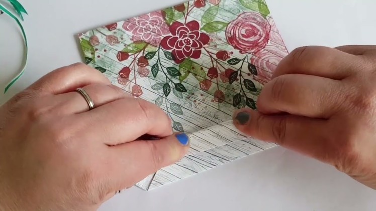 NO MEASURE ???? fold flat bag | Christmas stampathon 2022 | Boughs & Blossoms | Artistically Inked