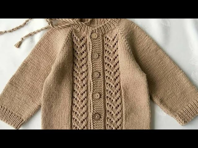 Outstanding New Hand Knitting Baby Sweater Design