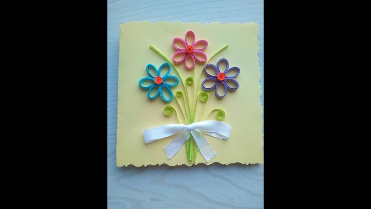 Paper art and craft | paper flower wall hanging | paper flower making | #papercrafts #paperarts