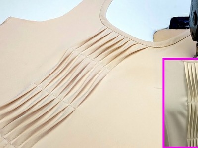 Sewing Tips And Tricks You've Probably Never Seen, Beautiful Neck Design With 3D Wave, easiest way