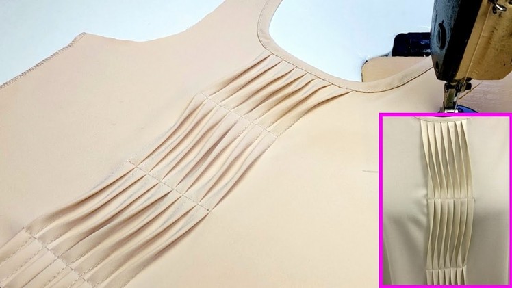 Sewing Tips And Tricks You've Probably Never Seen, Beautiful Neck Design With 3D Wave, easiest way
