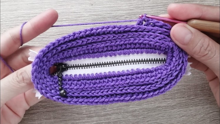 Super Easy Crochet Coins Purse With Zipper????Step By Step????????