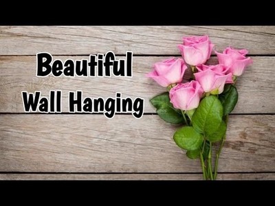 Beautiful Paper Wall Hanging | With Paper With Easy Step | Fun & Learn Diy Craft