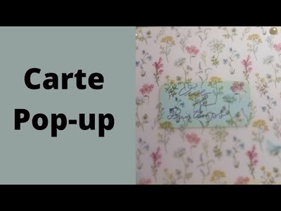 Carte pop-up printanière ???? #scrapbooking #tuto #100%action #tutocarte