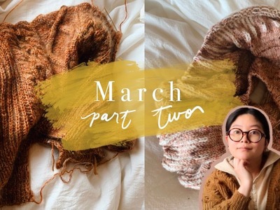 COZY CARDIGANS: March ‘22 Knitting Podcast - Part 2 - Sock & Sweater FO, a Few WIPS & Quilt Update!