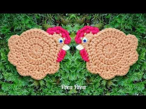 Crochet Chicken I Crochet Chicken Coaster Tutorial I Crochet Easter Decorations
