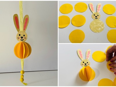 Lapin en papier ???? How to Make a Simple Paper Easter Bunny