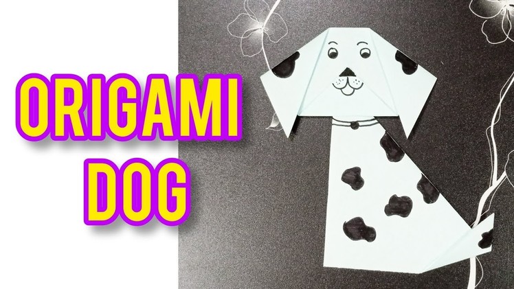 Origami Dog for class 1st | How to make a paper dog | Easy craft work Dog |