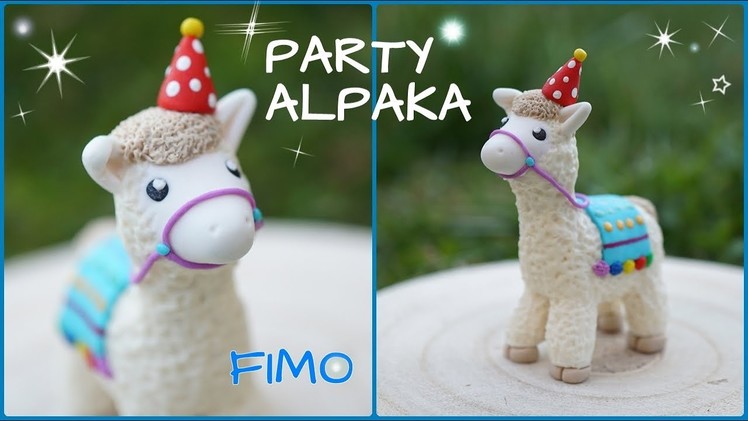 Party Alpaka aus Fimo ~ Clay Tutorial