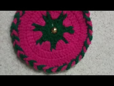Crochet knitting super easy design flower pattern