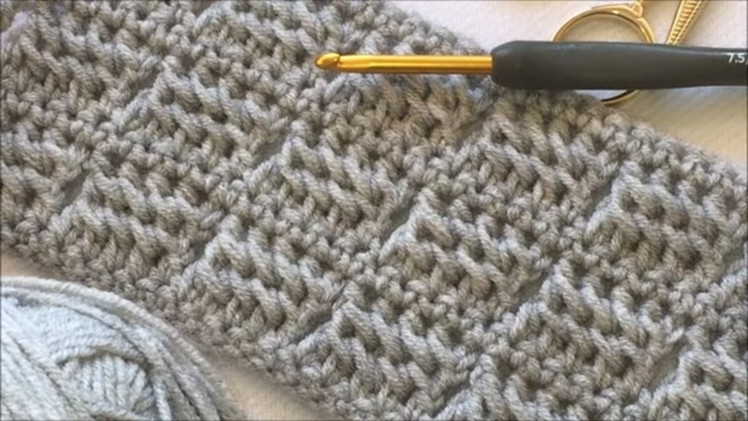 How To Crochet An Easy Stitch I Crochet Baby Blanket