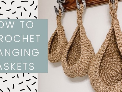 How to Crochet Hanging Baskets