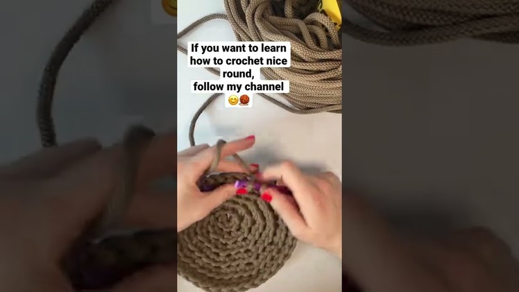 How to crochet nice round ????