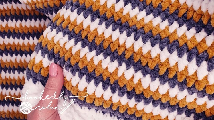 The EASIEST & BEST Crochet Stitch for Chenille Yarn ❤