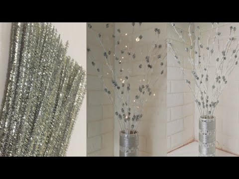 Easy and Cheap to make Flowers from Feather Wire and Vases || DIY Feather Wire