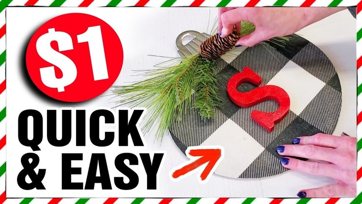 10 Quick & Easy $1 DIY CHRISTMAS Gifts and Decor Ideas!